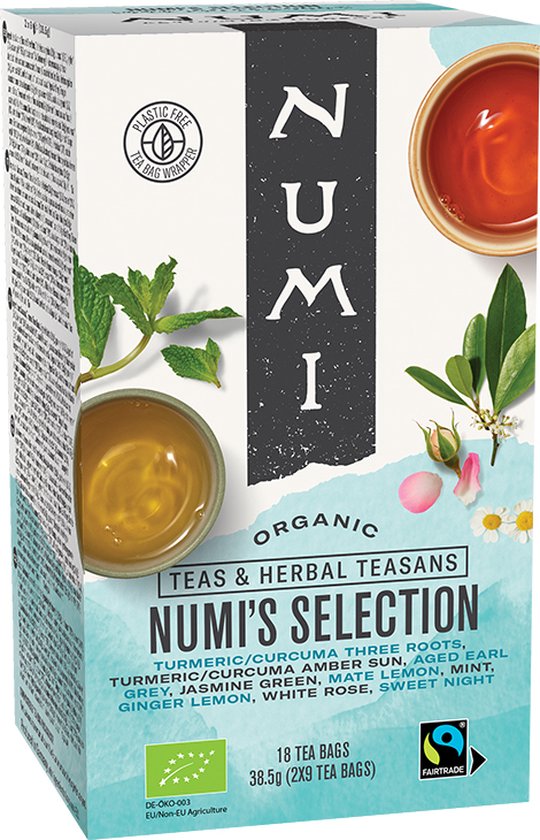 Numi - Collectie thee van Numi - Biologische thee (4 doosjes)
