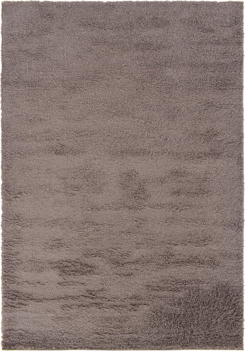 Vercai Rugs Parma Collectie - Hoogpolig Vloerkleed - Shaggy Tapijt voor Woonkamer - Polyester - Taupe, foto 2