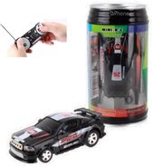 DrPhone TinyCars - Sport R/C Racer Radio Besturing - 20 KM/H - RC Micro Racing Bestuurbare Auto Inclusief Pionnen - Black Lightning - Spaar ze Allemaal