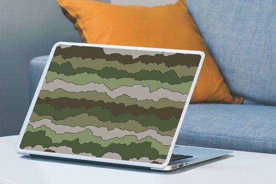 Autocollant pour ordinateur portable - 17,3 pouces - Camouflage - Motifs - Armée - 40x30cm - Autocollants pour ordinateur portable - Peau pour ordinateur portable - Couverture