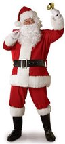 Costume de Père Noël de Luxe 8 pièces pour adulte Costume de Père Noël