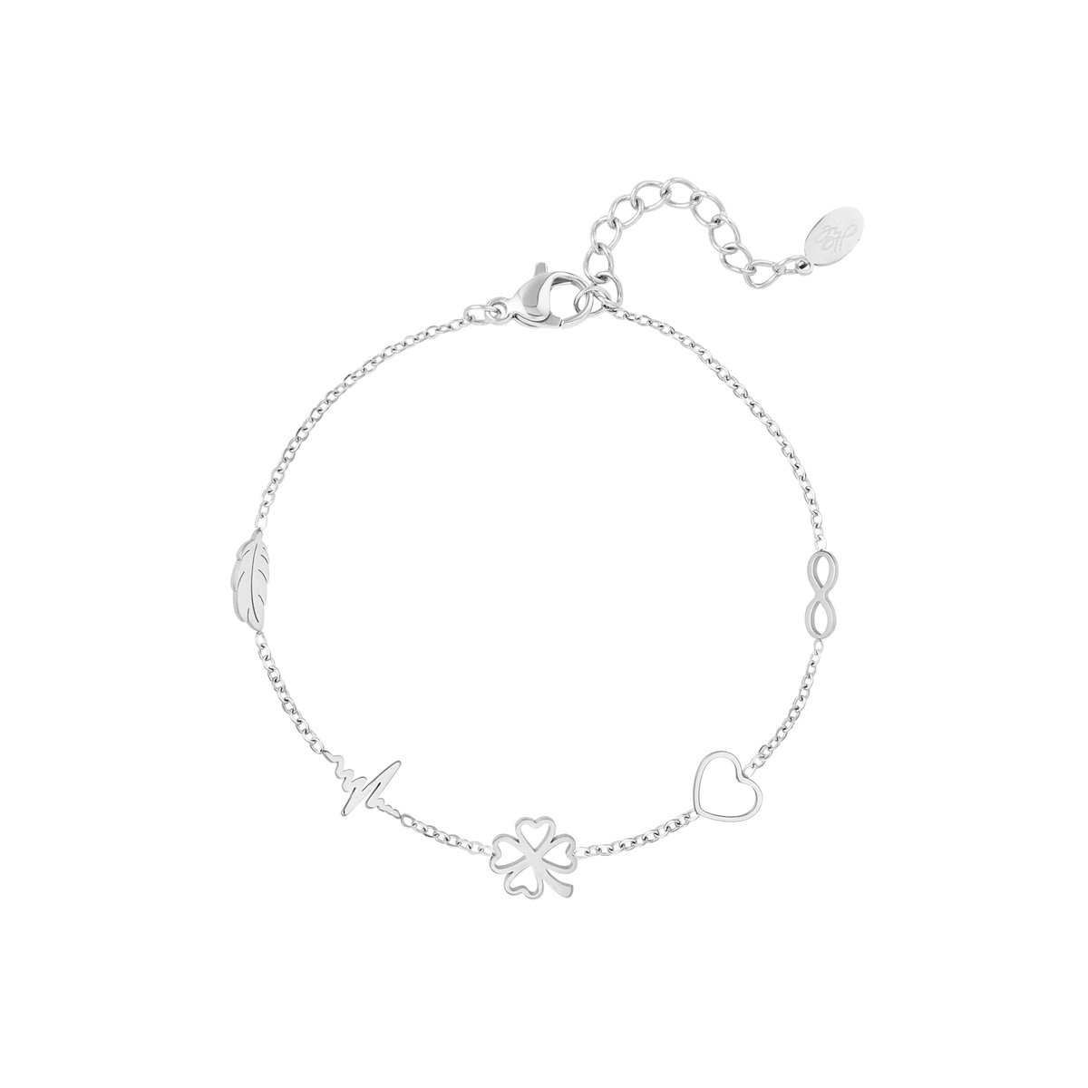 Minimalist bracelet with charms | Armband | Yehwang | Cadeau voor haar | Tieners | Moederdag