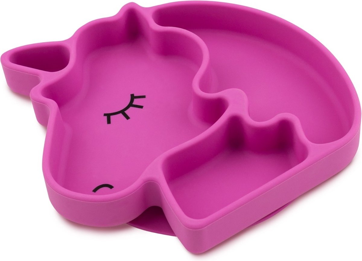 Goedkoopste Siliconen Bord met Zuignap - Unicorn