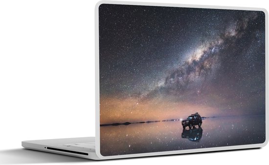 Laptop sticker - 15.6 inch - Donkere sterrenhemel in Bolivia - 36x27,5cm - Laptopstickers - Laptop skin - Cover