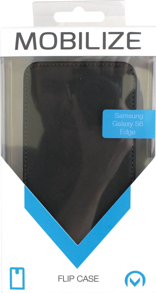 Mobilize Magnet Flip Case Samsung Galaxy S6 Edge Black