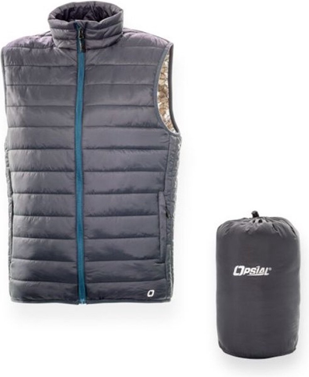 Opsial vest /bodywarmer gewatteerd - KANYON - grijs - maat XXL