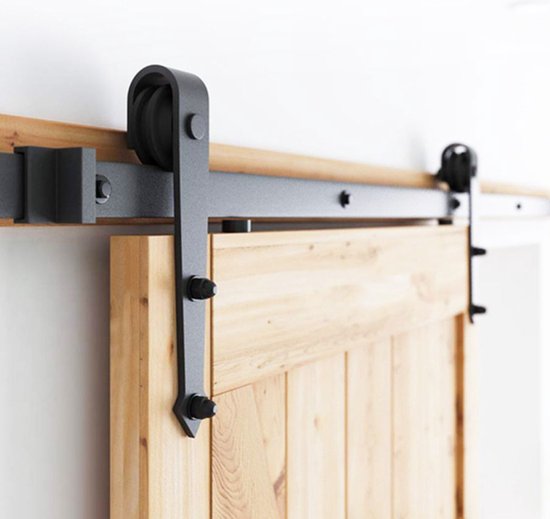 Argenta Xperta schuifdeursysteem 4m rail - Zwart - Plafondmontage