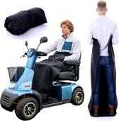 Couverture pour fauteuil roulant Belieff - sous-couche flexible - unisexe - sac à main - noir - 100% polyester