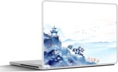 Laptop sticker - 14 inch - Schilderij - Olieverf - Natuur - 32x5x23x5cm - Laptopstickers - Laptop skin - Cover