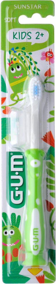 GUM Tandenborstel Kids 2+ - 3 x - Voordeelverpakking