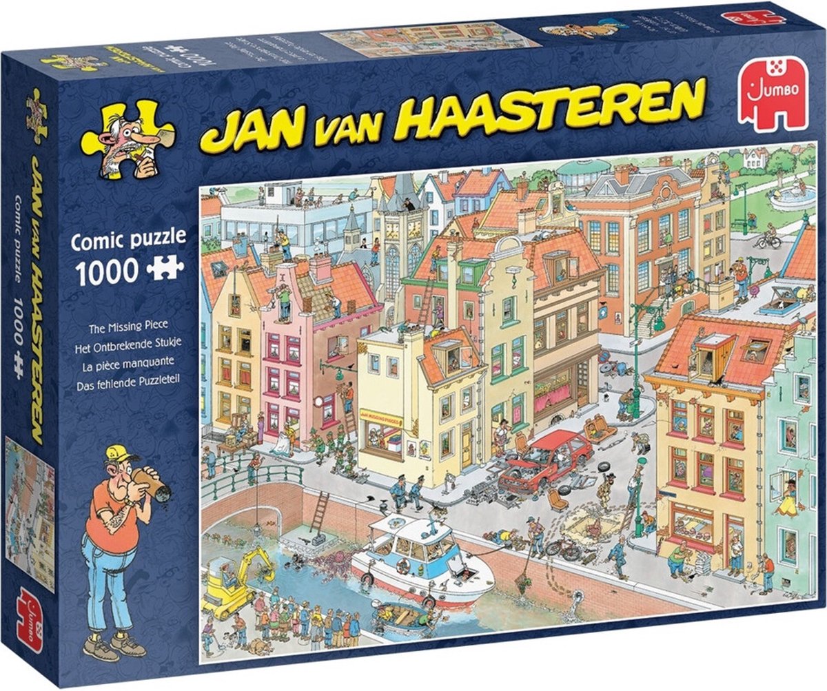 Jan van Haasteren Het Ontbrekende Stukje puzzel - 1000 stukjes - Jan van Haasteren