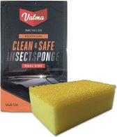 Valma Insectenspons – Speciaal ontworpen voor delicate oppervlakken - Verwijdert eenvoudig insecten – Harde en zachte kant - Voor lakwerk en chroom - 14x8cm