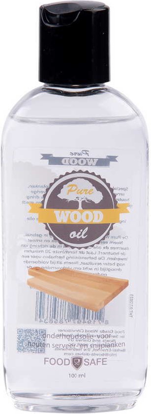 Pure Wood Oil | Onderhoudsolie | Snijplank olie | Houtverzorging 100 ml