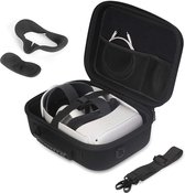 Tas voor Oculus Quest 2, draagtas voor Oculus Quest Case voor Oculus Quest 2 en Elite Strap Virtual Reality Headset Eva Hard VR Gamepad Controller reistas