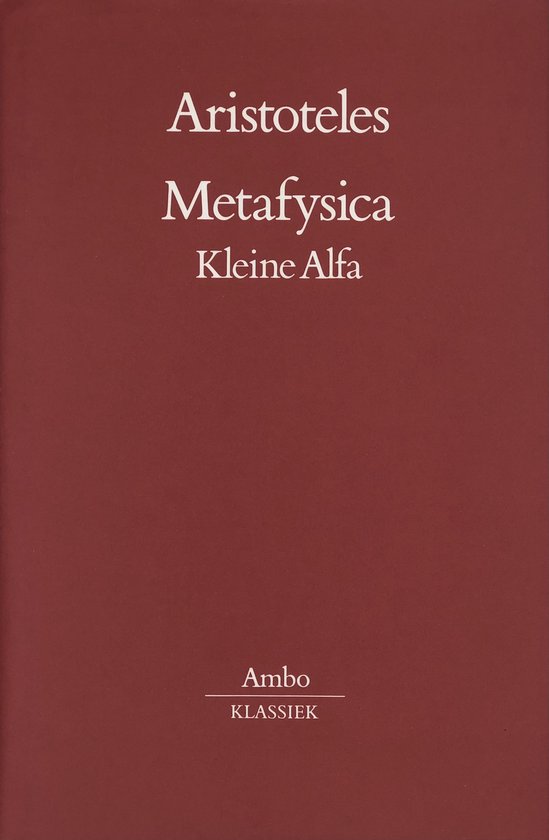 Metafysica - Kleine Alfa