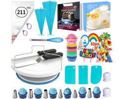 Bakset - Taart Decoratie set - Taart bakken - Verjaardagstaart - Taartdecoratie  - Cake Decoration Set – Baking Set