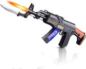 Pistolet Jouets avec sons de tir et éclairage LED - Jouets Machin Gun - 41CM - (piles incluses)