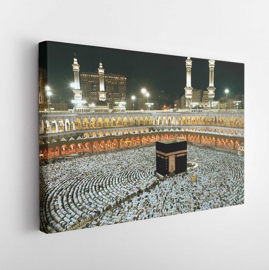 Grote Moskee van Mekka op Ishaa-gebed - Modern Art Canvas - Horizontaal - 1149365243 - 150*110 Horizontal