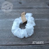 Organza scrunchies met LED lichtjes Wit | Schrunchie Led - Licht gevend Scrunchies - Organza Scrunchie