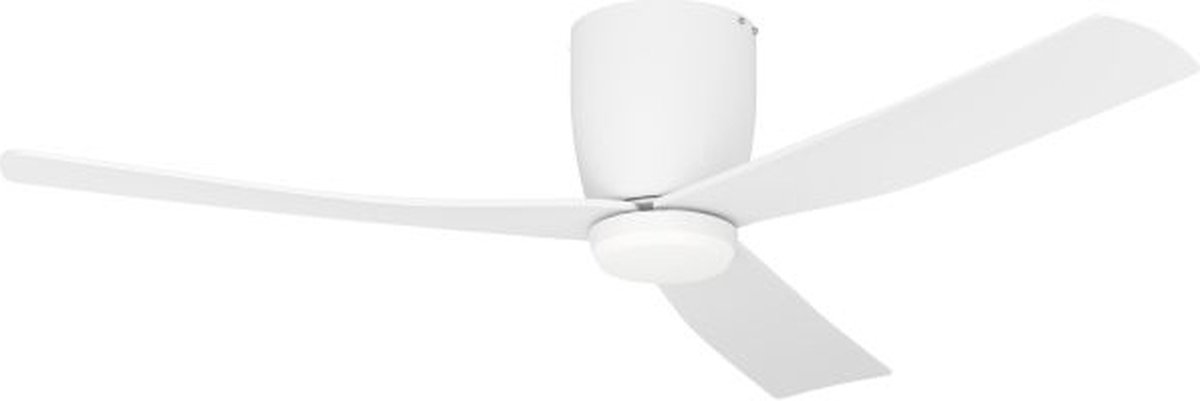 Eglo - Lerici plafond ventilator - mat wit - met afstandsbediening en dimbaar licht - 5 snelheden