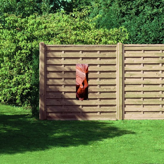 WallClassics - Poster de Jardin - Antelope Canyon Ravine - 30x90 cm Photo sur Poster de Jardin (décoration murale pour l'extérieur et l'intérieur)