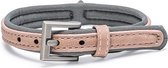 Beeztees Balacron Ax - Honden Halsband - Kunstleer - Roze - Nekomvang van-tot x breedte: 24-30 cm x 10 mm