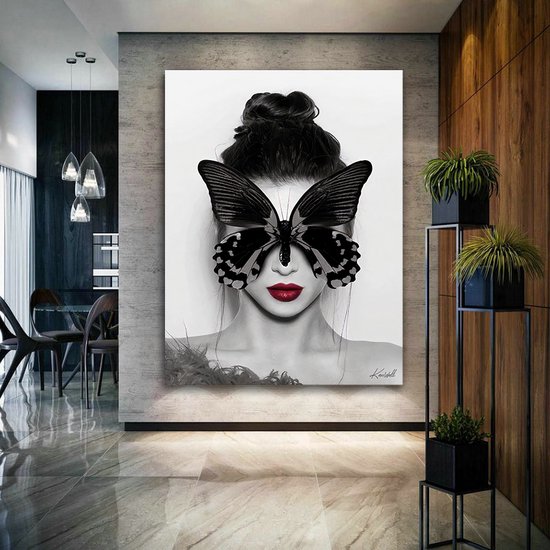 Luxe Plexiglas Schilderij Butterfly Dreams | 40x60 | Woonkamer | Slaapkamer | Kantoor | Muziek | Design | Art | Modern | ** 5MM DIK**