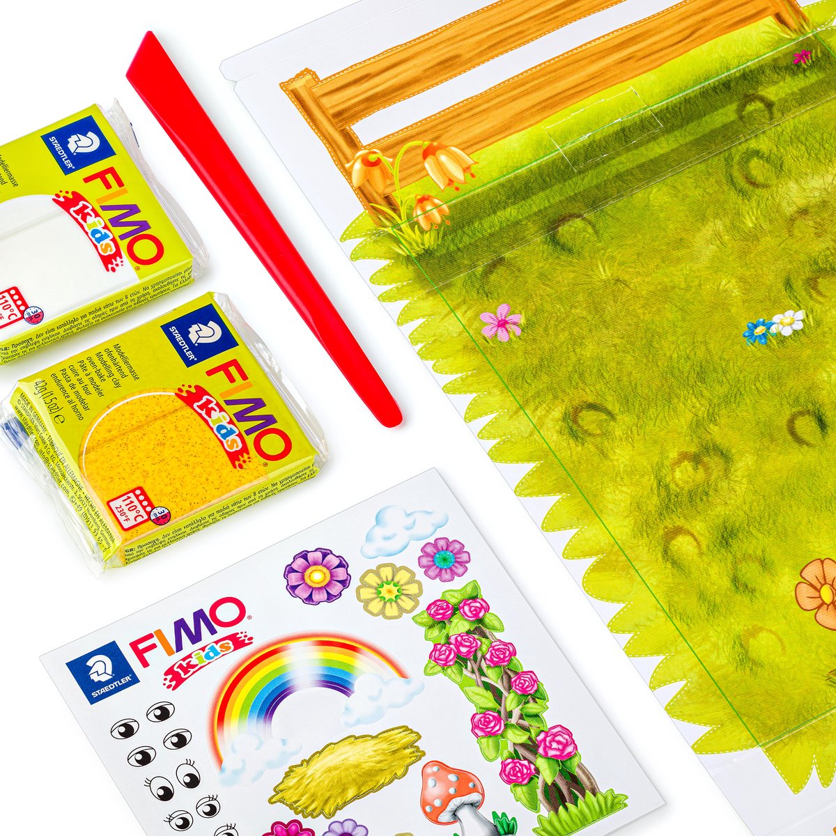FIMO kids 8034 - ovenhardende boetseerklei - Form&Play set "Pony" — afbeelding 4