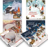 Rien Poortvliet Kabouter kerstkaarten - mapje met 4x5 stuks - set 2