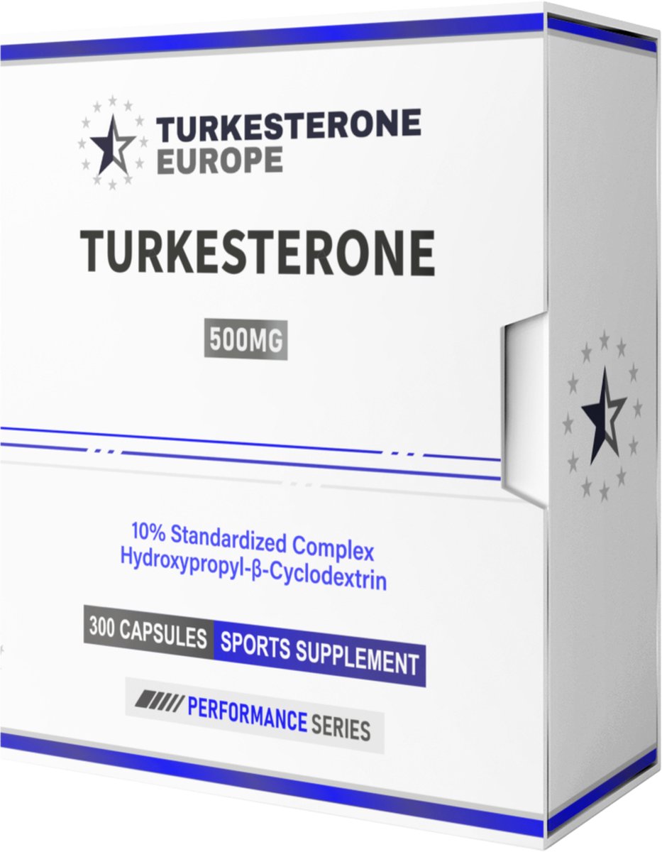 5 Pack - Turkesterone 10% Complex met Hydroxypropyl-β-Cyclodextrine - 300 Capsules (600mg)