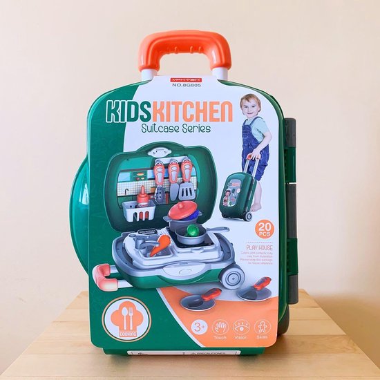 Speelgoed keukenkoffer Kids kitchen suitcase Toys