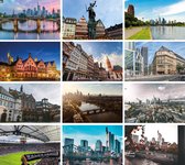 Luxe Ansichtkaarten Frankfurt | Ansichtkaarten zonder tekst | 10x15cm | 24kaarten | 2x12 kaarten