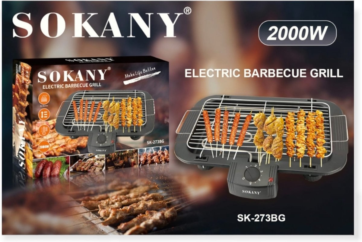 Sokany Electric Barbecue - BBQ - Grill Maker - SOKANY Grill Maker