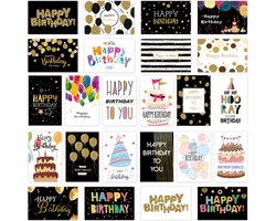 Feestio Verjaardagskaart Set met Envelop - Wenskaarten - Verjaardagskaarten Kinderen & Volwassenen Feestio Verjaardagskaart Set met Envelop - Wenskaarten - Verjaardagskaarten Kinderen & Volwassenen