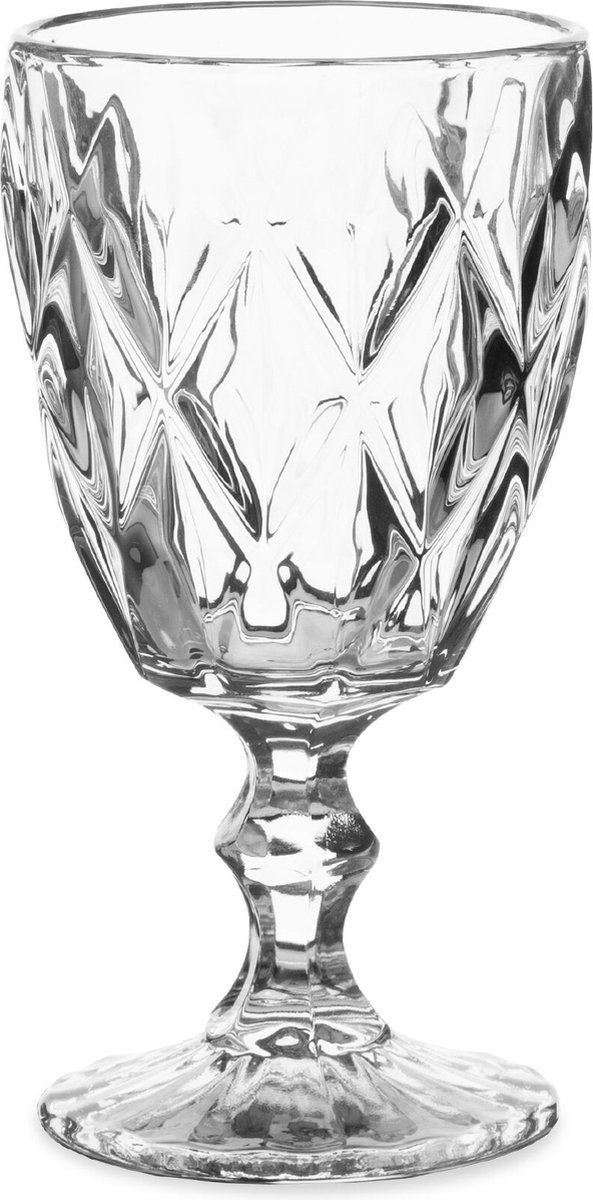 HOMLA Lunna transparant wijnglas waterglas 4 stuks 0.3l 100% glas