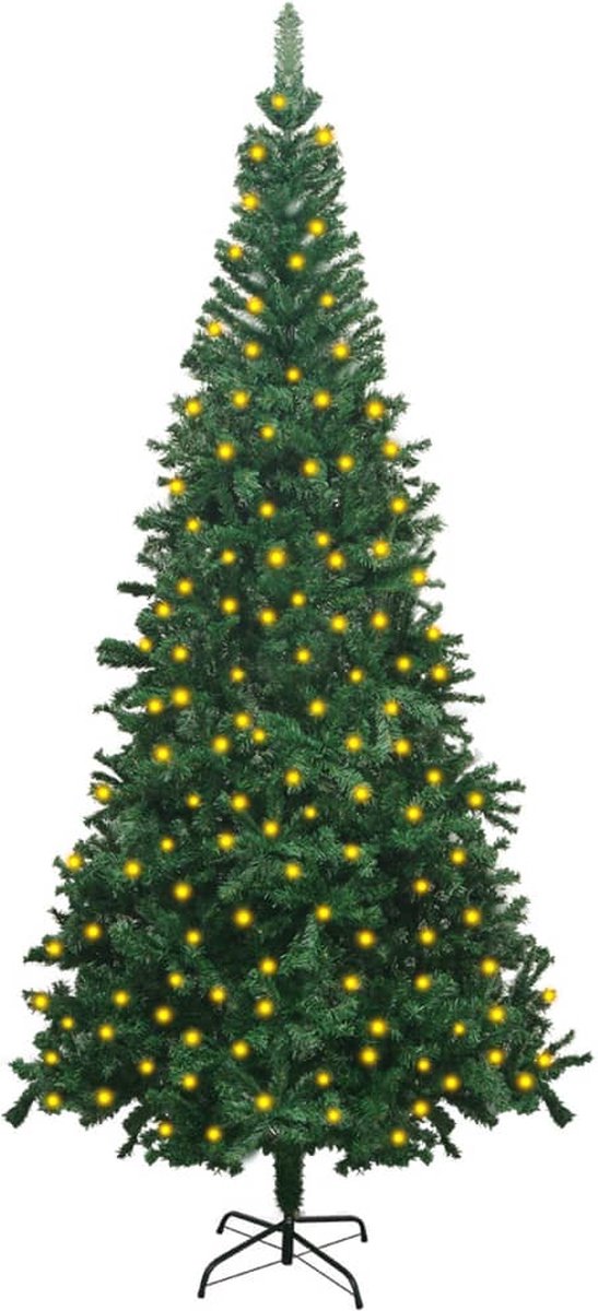 Prolenta Premium - Kunstkerstboom met LED's L 240 cm groen