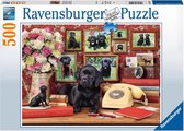 Ravensburger - Legpuzzelpakket - 3 x 500 stukjes - Paard tussen de bloemen, Katje in kopjes en Mijn trouwe vrienden