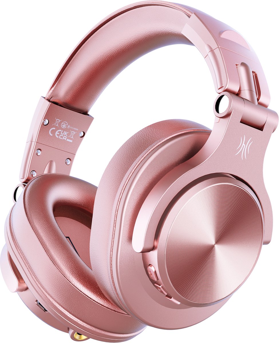 OneOdio A70 - draadloze koptelefoon - microfoon - muziek|studio|DJ (roze)
