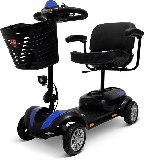 ComfyGO Z-4 Elektrische scootmobiel, afneembaar tot 6 onderdelen, 12 Ah Li-on batterij, bereik tot 20 km, Superstoel, Massieve banden