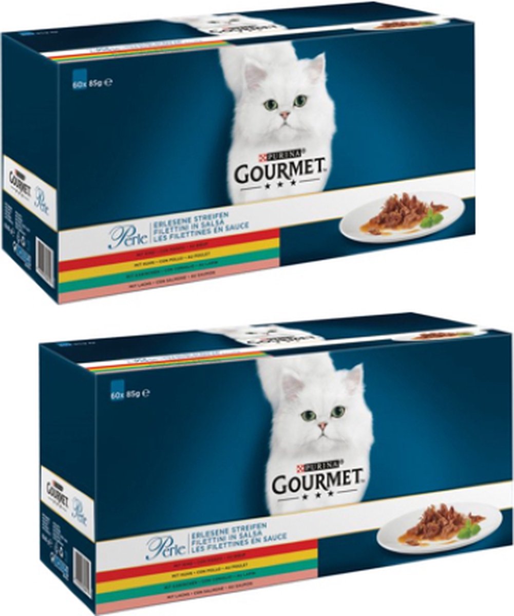 Pâtée pour chats adultes Gourmet 12x85g sur