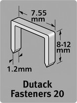 Dutack 5011007 Nieten - Serie 20 - 8mm (1000st)