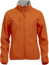 Clique Basic Softshell Jacket Ladies 020915 - Vrouwen - Diep-Oranje - XXL