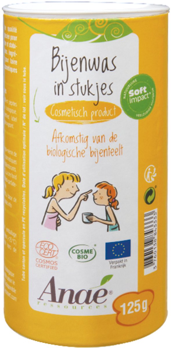 Organische, cosmetische bijenwas in potje - 125 gr