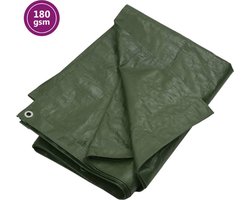 vidaXL - Dekzeil - 180 - g/m² - 3x3 - m - HDPE - groen