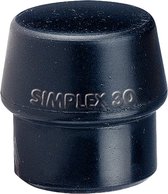 Halder simplex hamerdop - rubber - 30mm