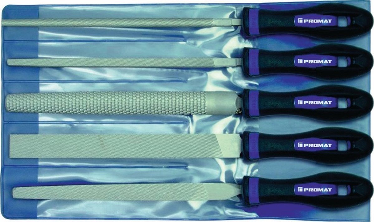 Promat Vijlenset - 200 mm - 5-delig - 4000840255