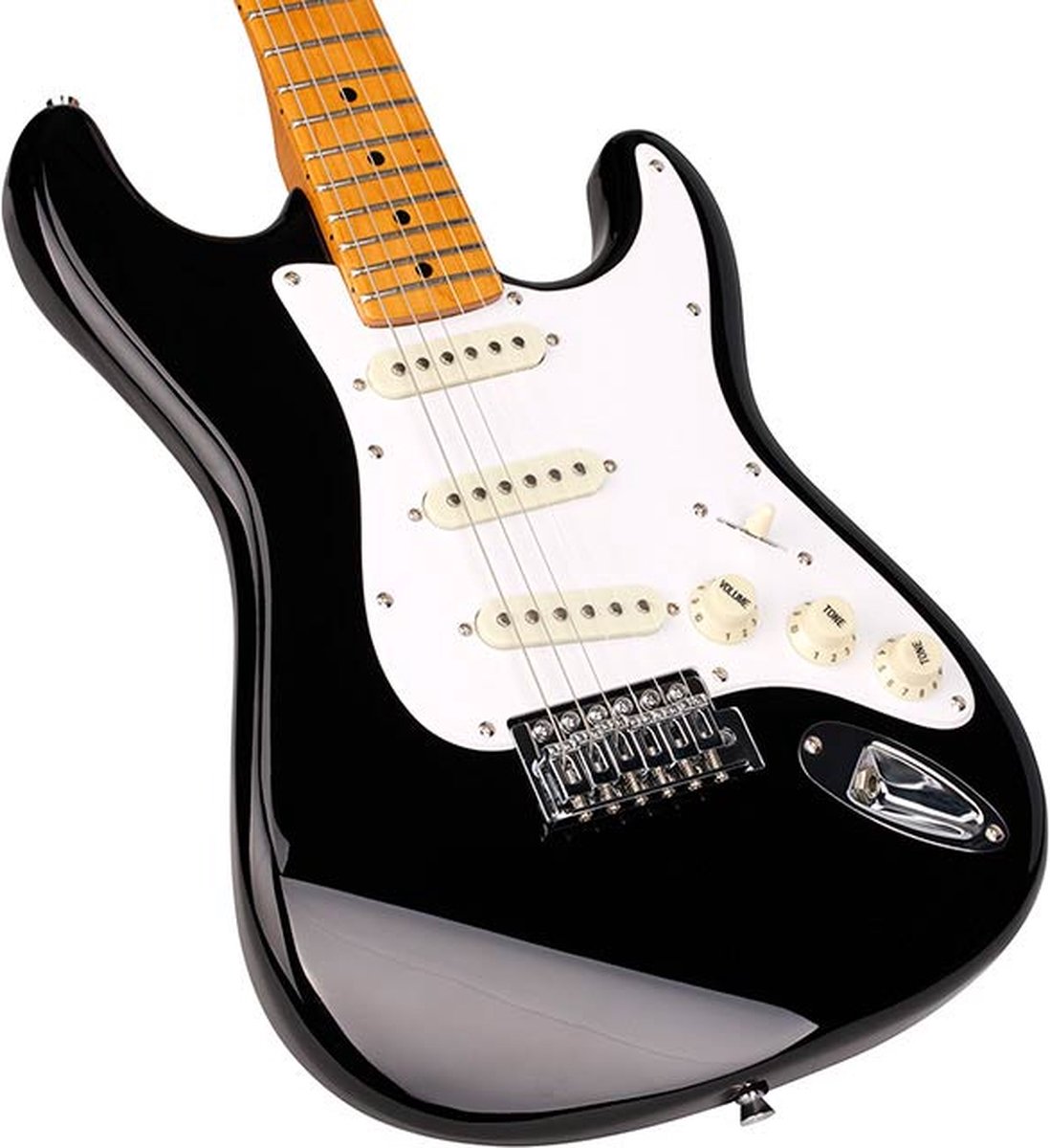 Elektrische gitaar SX VTG Series SST57BK Zwart incl. tas