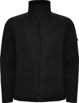Zwarte gewatteerde outdoorjas 'Utah' merk Roly maat XL