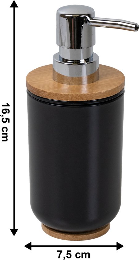 Badkamer Set - Badkamer Accessoires - Set van 4 - Zwart