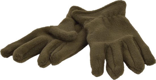 P&T Handschoenen Kinderen - Fleece - Kakki - 10-12j